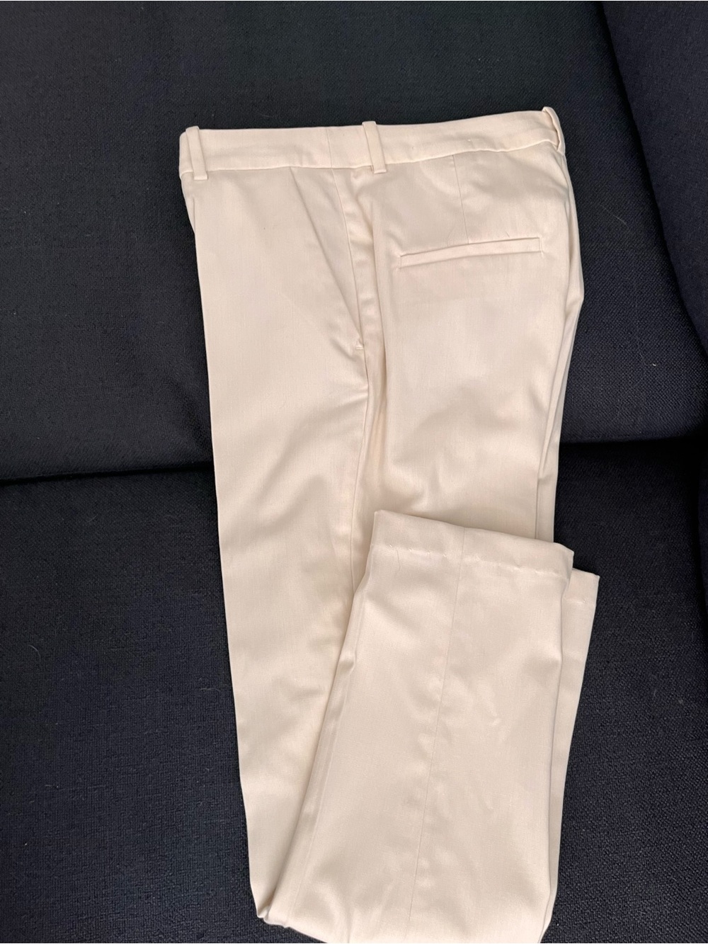 H&M Womens Cream Dress Pants - Slim Tailored Style